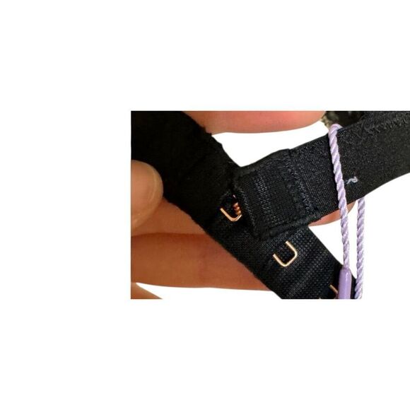 Savage X Fenty Black Lace Victorian Bra M - Picture 3 of 4